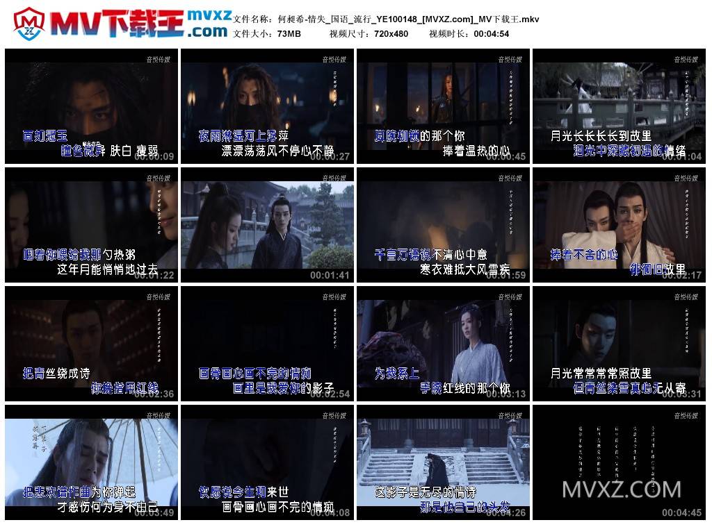 何昶希-情失_国语_流行_YE100148